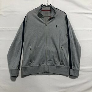 Polo Ralph Lauren Performance Sweater Full Zip Large Gray
